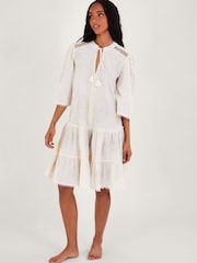 Monsoon Penny Bestickter Kaftan - Bild 1 von 4