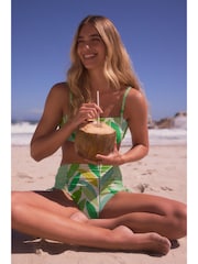 Green High Waist Scion at Next Metsa Bikini Bottoms - Image 2 of 7