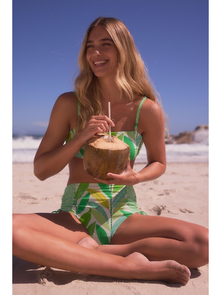 Green High Waist Scion at Next Metsa Bikini Bottoms - Image 2 of 7