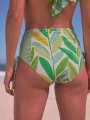 Green High Waist Scion at Next Metsa Bikini Bottoms - Image 5 of 7