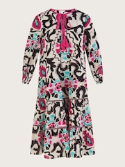 Monsoon Black Print Avelle Kaftan - Image 5 of 5