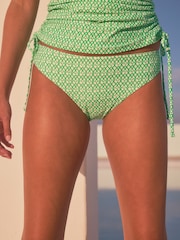 Green Scion at Next Ristikko Ruched Wrap Tankini Top - Image 2 of 10