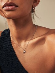 Sterling Silver Leaf Necklace - Image 2 of 4