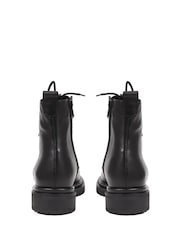 Jones Bootmaker Davi Leather Lace Up Black Boots - Image 4 of 6