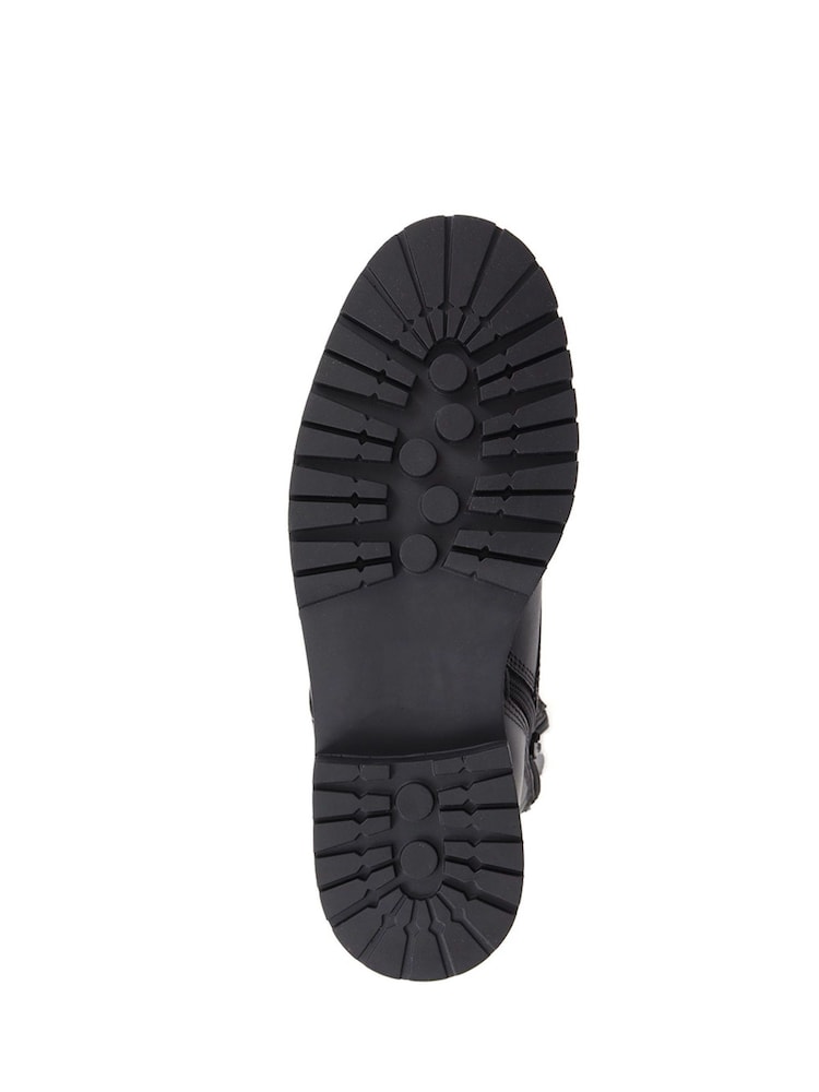 Jones Bootmaker Davi Leather Lace Up Black Boots - Image 6 of 6
