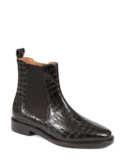 Jones Bootmaker Gessica Leather Chelsea Black Boots - Image 2 of 5