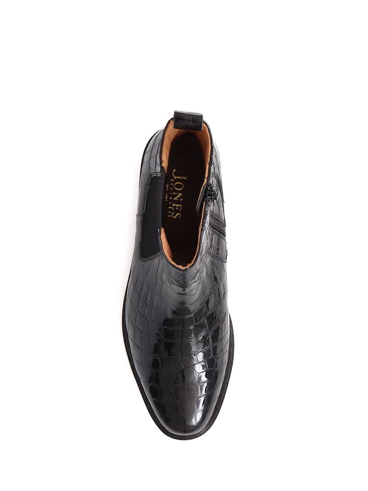 Jones Bootmaker Gessica Leather Chelsea Black Boots - Image 5 of 5