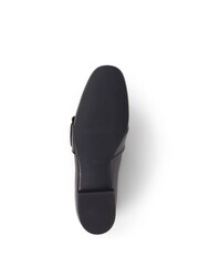 Jones Bootmaker Stefania Leather Slip-On Black Shoes - Image 6 of 6