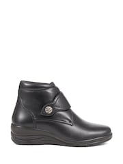 Pavers Leather Ankle Black Boots - Image 1 of 5