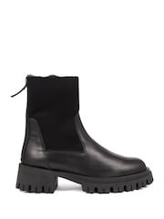 Jones Bootmaker Leonarda Heeled Ankle Black Boots - Image 1 of 5