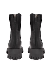 Jones Bootmaker Leonarda Heeled Ankle Black Boots - Image 3 of 5