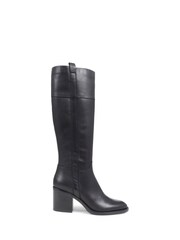 Jones Bootmaker Carmine Leather Knee High Black Boots - Image 2 of 5