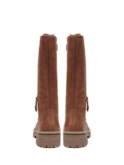 Pavers Brown Pavers Casual Long Black Boots - Image 3 of 5