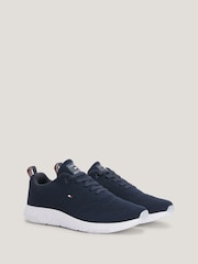Tommy Hilfiger Blue Corporate Knit Runner Trainers - Image 1 of 5