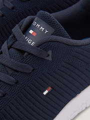 Tommy Hilfiger Blue Corporate Knit Runner Trainers - Image 5 of 5