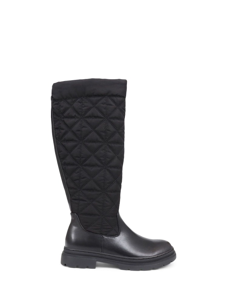 Botas negras acolchadas hasta la rodilla de Pavers - Imagen 1 de 5 Botas negras acolchadas hasta la rodilla de Pavers - Imagen 1 de 5