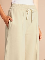 Friends Like These Camel Jersey Wide Leg Co Ord Trousers - Image 2 of 4
