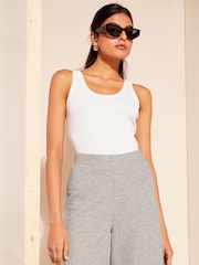 Friends Like These Grey Wide Leg Cosy Trouser Co Ord - Image 2 of 4
