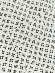 River Island Cream 100% Cotton Geo Printed Shirt - Image 5 of 5