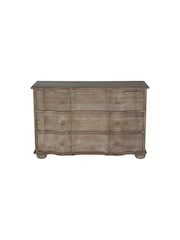 Feather & Black Weathered Oak Emporium Grande 3 Drawer Chest - Image 3 of 3