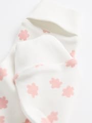 Pink/Cream Minnie Mouse License Baby Sleepsuit and Bib Set (0mths-2yrs) - Image 6 of 7