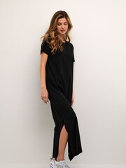 Kaffe Celina Full Length 100% Cotton T-Shirt Dress - Image 1 of 7