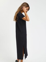 Kaffe Celina Full Length 100% Cotton T-Shirt Dress - Image 4 of 7