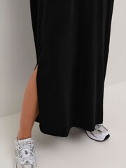 Kaffe Celina Full Length 100% Cotton T-Shirt Dress - Image 5 of 7
