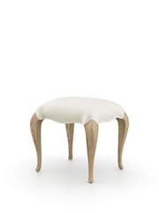Feather & Black Pale Weathered Oak Salcombe Dressing Table and Stool - Image 2 of 3
