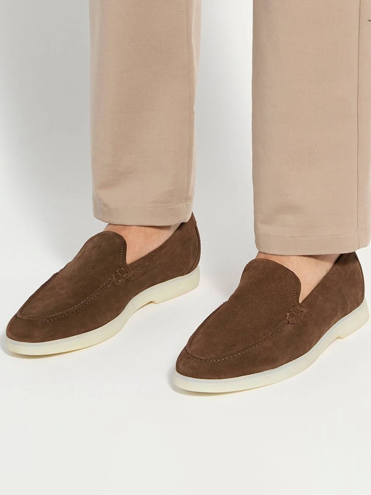 Dune London Brown Boltman Wide Fit Casual Shoes - Image 1 of 6 Dune London Brown Boltman Wide Fit Casual Shoes - Image 1 of 6