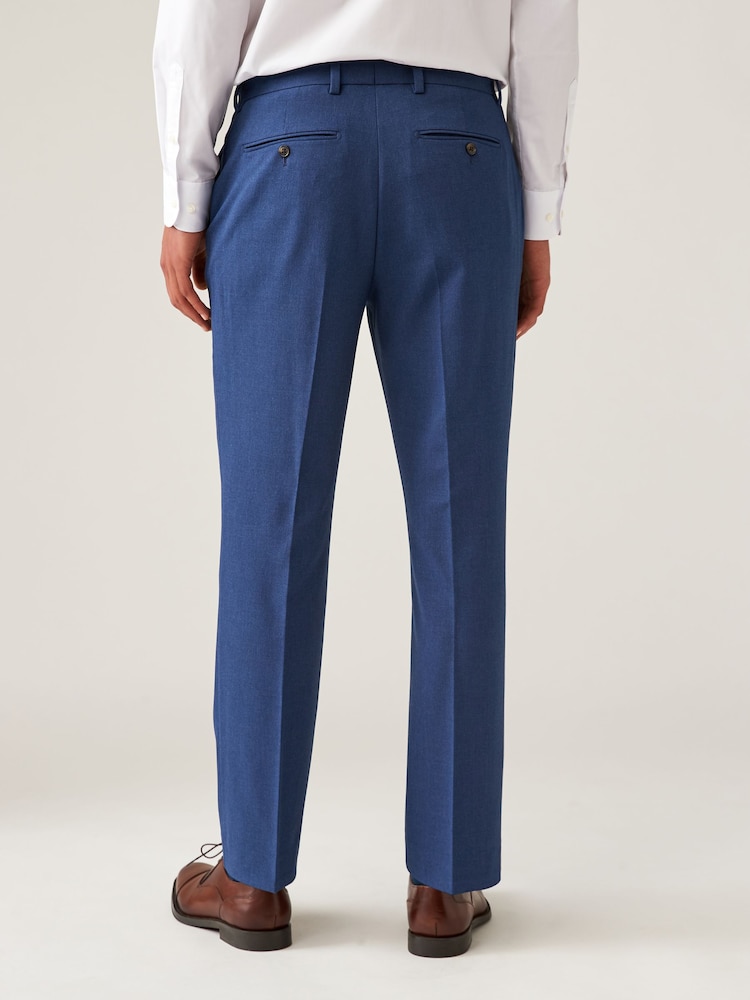 Blue Marl Regular Fit Trousers - Image 2 of 4