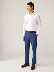 Blue Marl Regular Fit Trousers - Image 3 of 4