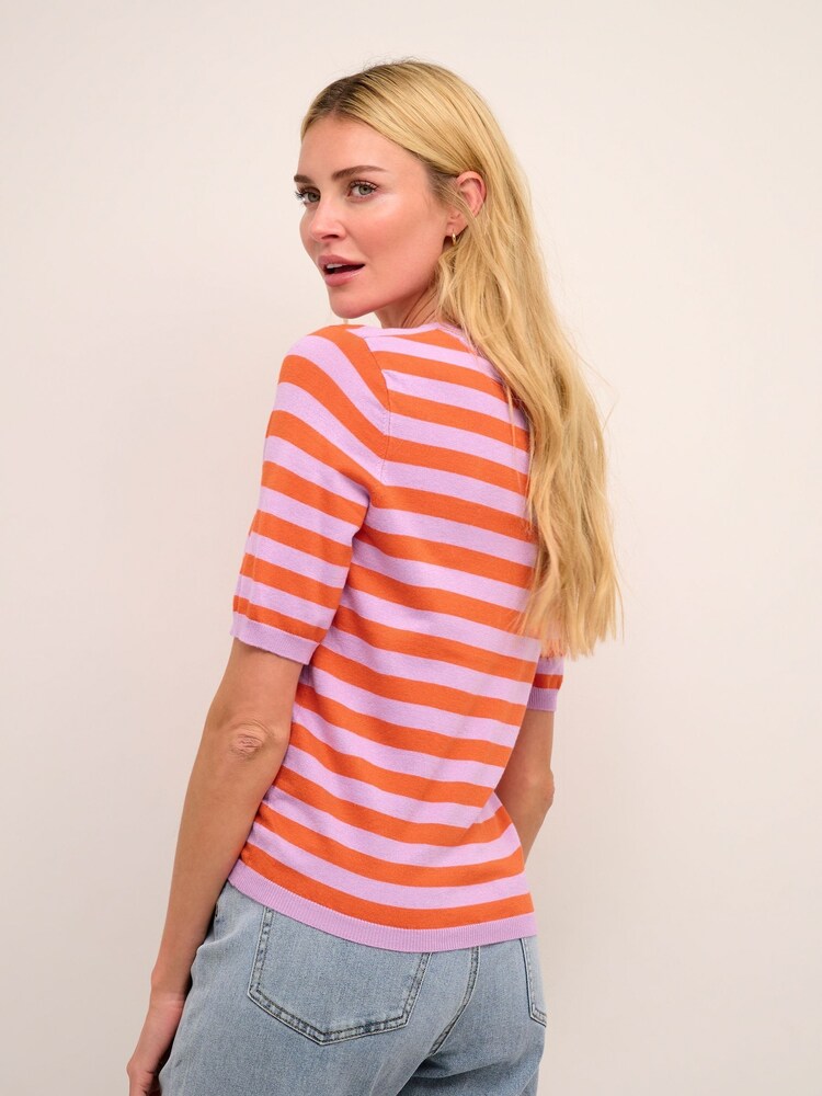 Kaffe Milo Short Sleeve Knit Top - Image 2 of 6