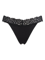 Calvin Klein Black Thongs - Soft Stretch Lace - Image 5 of 5