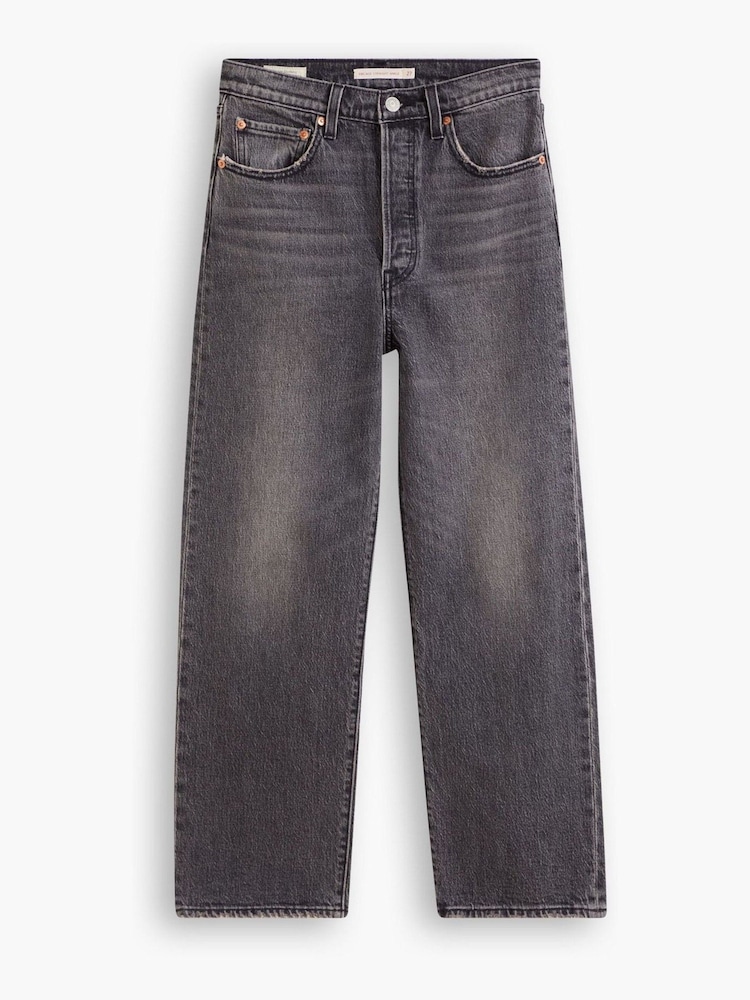 Grijs - Levi's® Ribcage jeans met enkellange rechte pijpen - Image 13 of 16