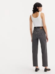 Levi's® Grey Ribcage Straight Ankle Jeans - Image 4 of 16