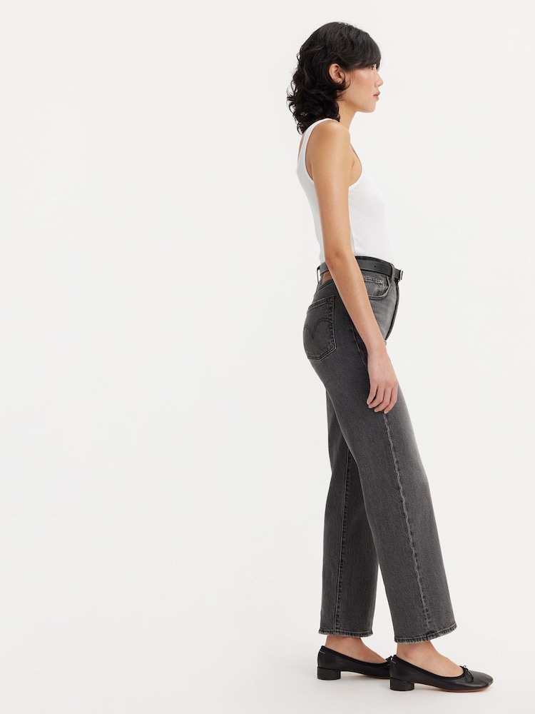 Grijs - Levi's® Ribcage jeans met enkellange rechte pijpen - Image 6 of 16