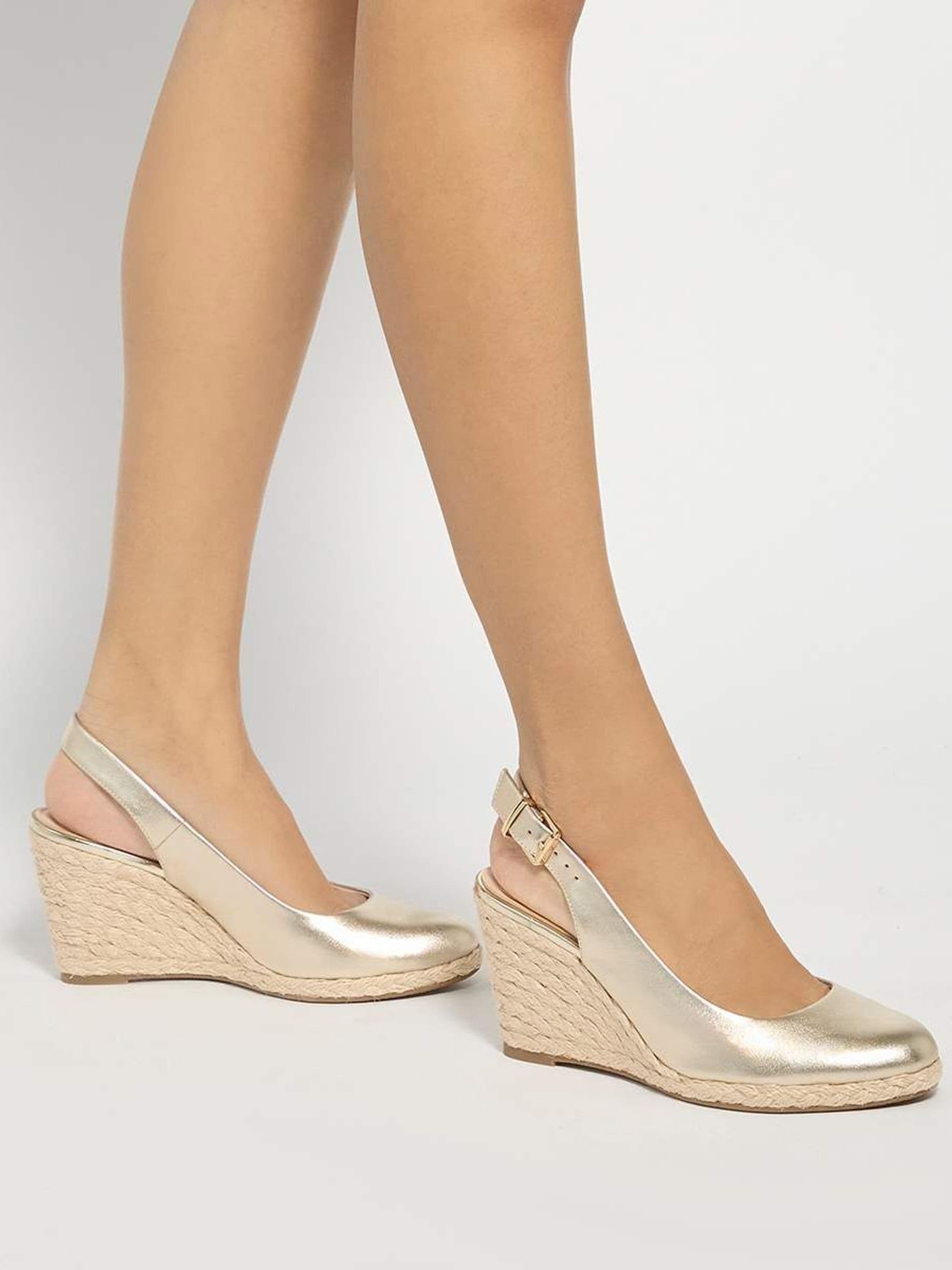 Buy Dune London Metallic Regular Fit Capable Wedges from Next Romania