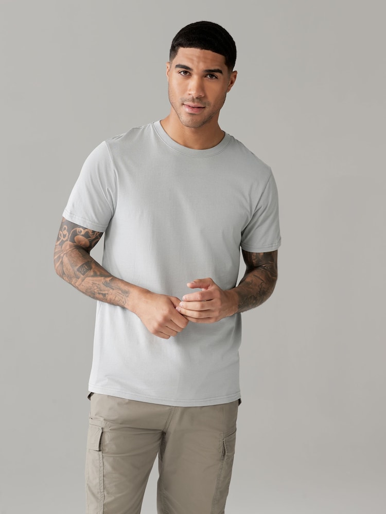 Neutrale kleurenmix - Normale Pasvorm - Essential katoenen T-shirts verpakking van 6 - Image 11 of 12