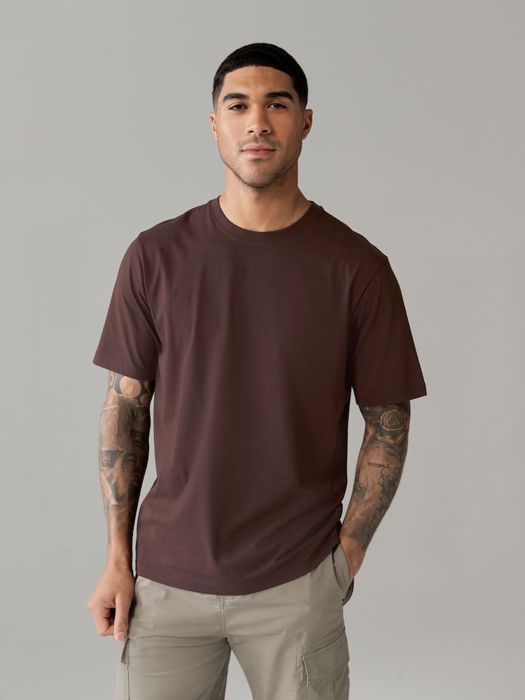Neutrale kleurenmix - Normale Pasvorm - Essential katoenen T-shirts verpakking van 6 - Image 4 of 12