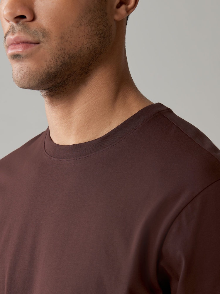 Neutrale kleurenmix - Normale Pasvorm - Essential katoenen T-shirts verpakking van 6 - Image 8 of 12