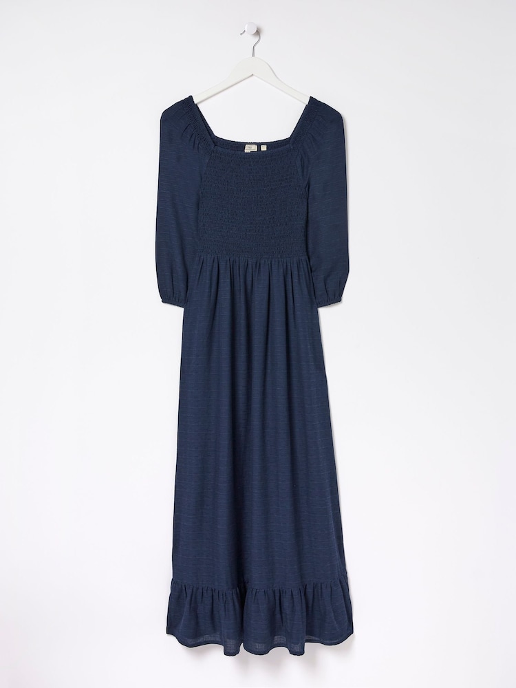 FatFace Blue Midi Dress - Image 5 of 5