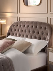 Feather & Black Chocolate Marlborough Bed - Image 2 of 3