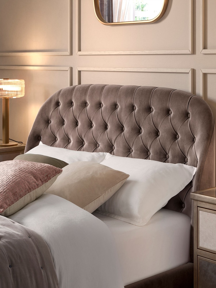 Feather & Black Chocolate Marlborough Bed - Image 2 of 3