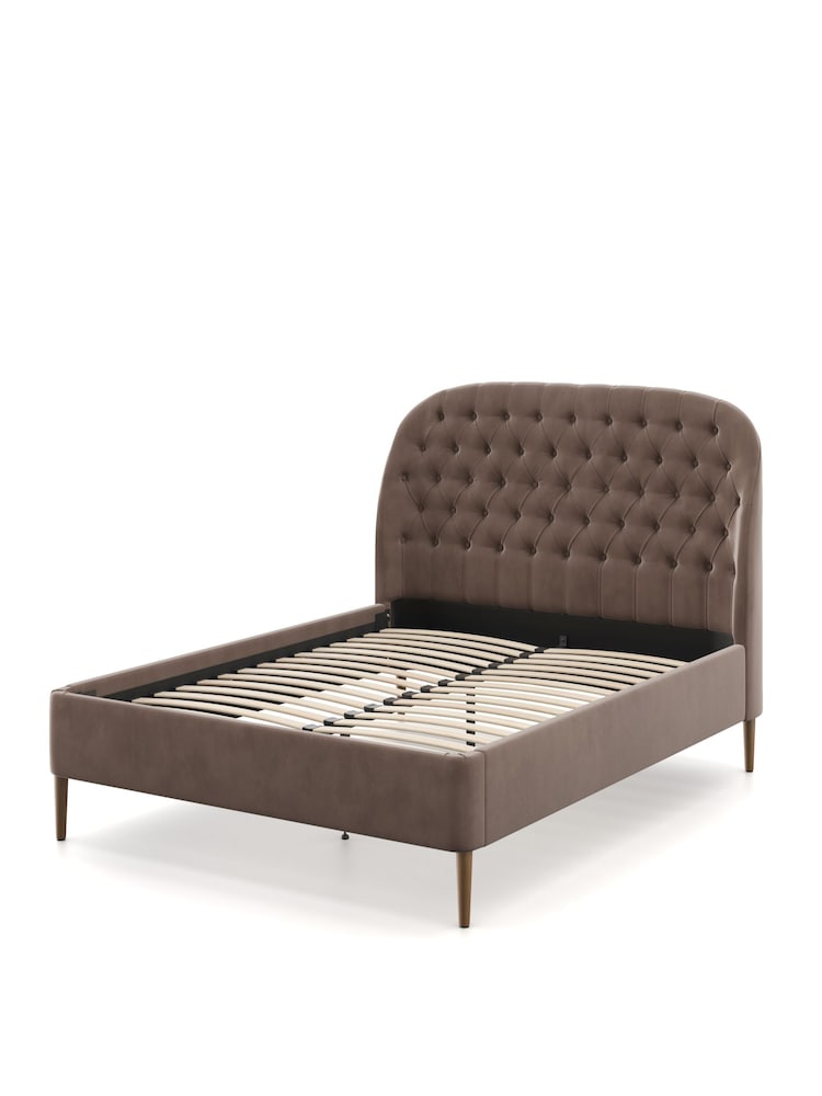 Feather & Black Chocolate Marlborough Bed - Image 3 of 3