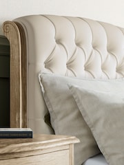Feather & Black Pale Weathered Oak Salcombe Bed - Image 2 of 4