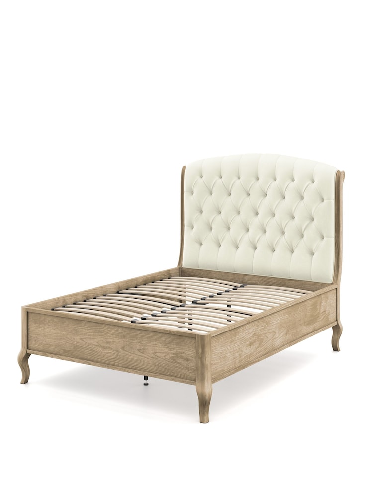 Feather & Black Pale Weathered Oak Salcombe Bed - Image 4 of 4
