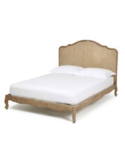 Feather & Black Weathered Oak Sienna Rattan Bed - Image 4 of 4