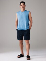 Blue 100% Cotton Vest - Image 2 of 8