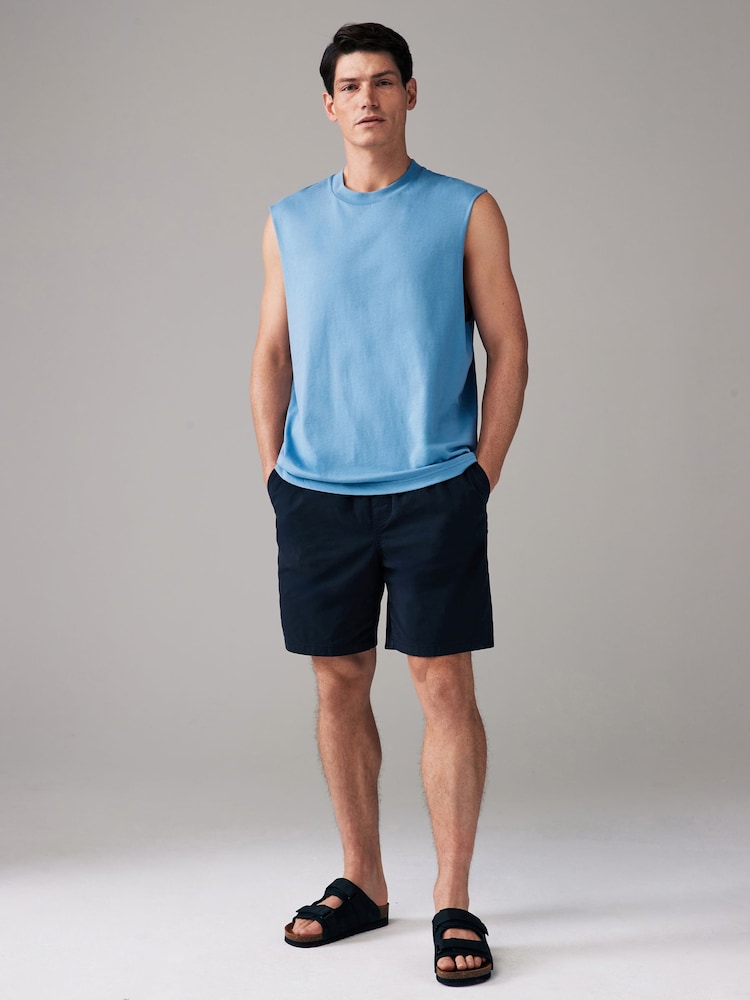 Blue 100% Cotton Vest - Image 2 of 8